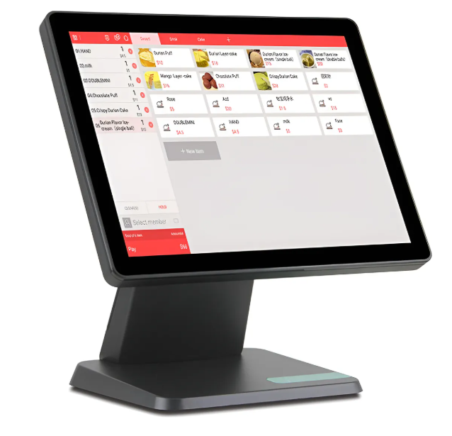 Terminal táctil con impresora térmica