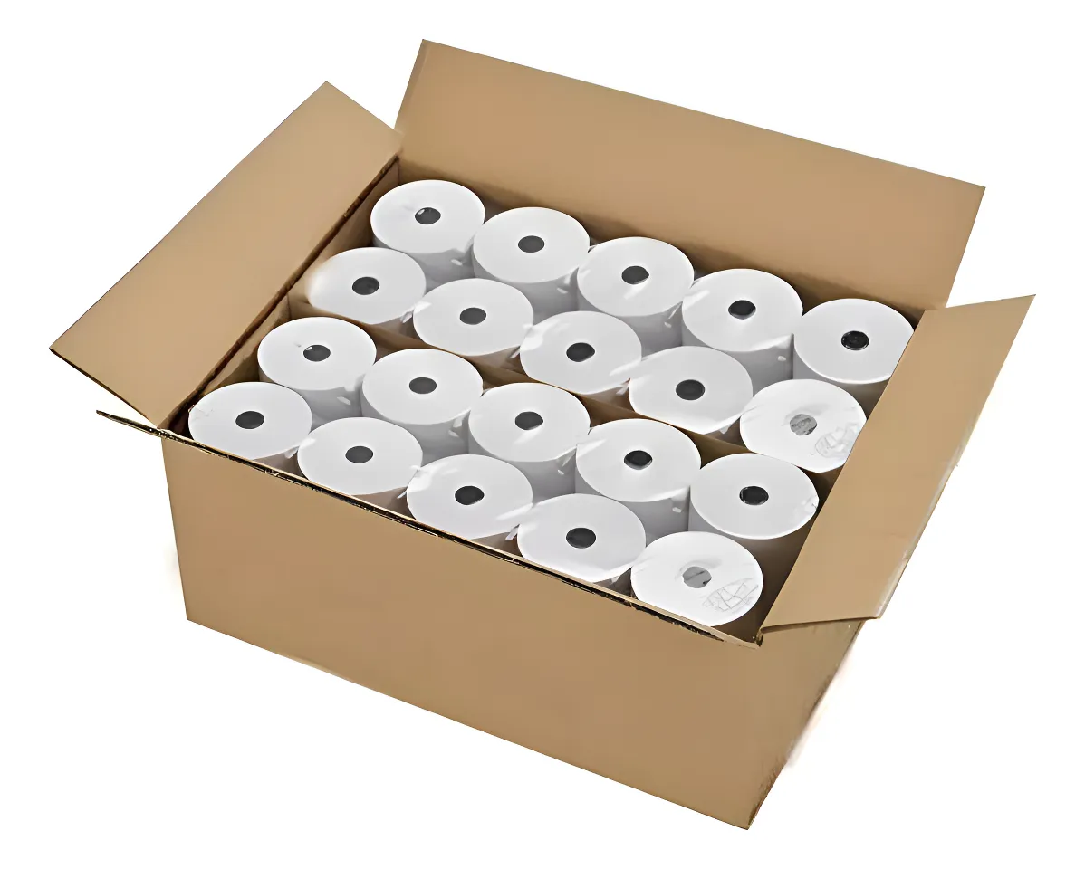 Caja de rollos térmicos 80x50